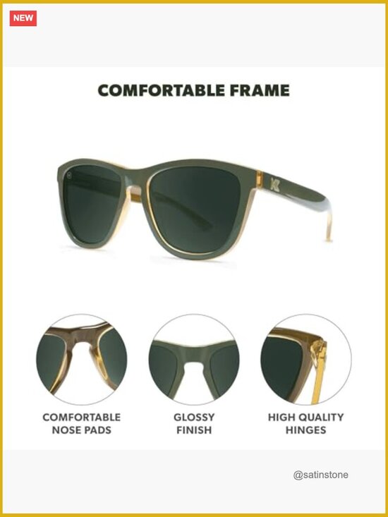 Polarized Sunglasses with UV400 Protection, Polycarbonate Frame main image 4